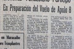NOTICIA-HÉCTOR-R-ROJAS-APOLLO-8-DIARIO-EL-UNIVERSAL-09-ENERO-1969
